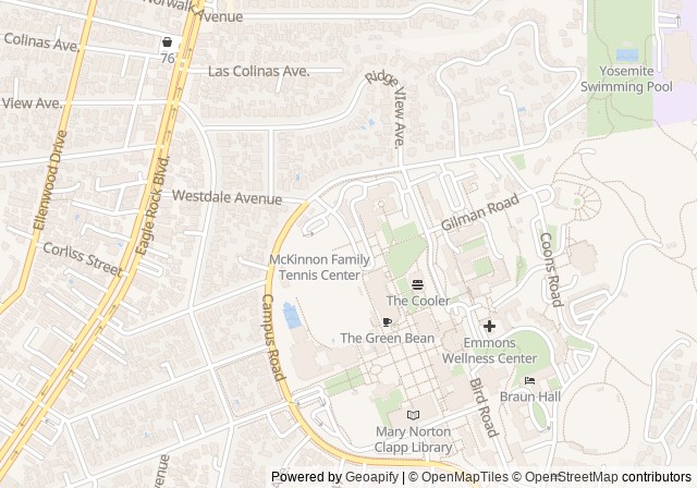 Occidental College Tennis Courts — Open in Google Maps