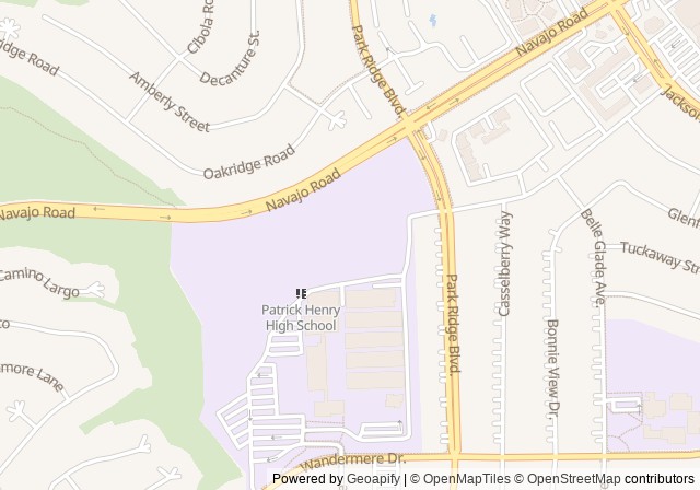 Patrick Henry High School Tennis Courts — เปิดใน Google Maps