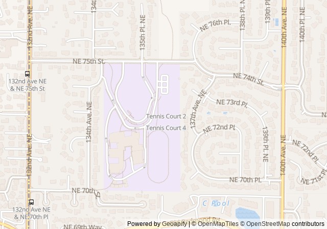 Rose Hill Middle School Tennis and Pickleball Courts — เปิดใน Google Maps
