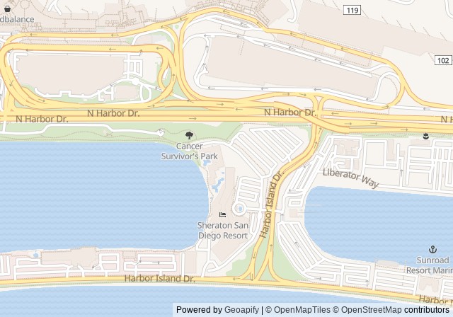 Sheraton San Diego Resort Tennis Court — 在 Google 地圖開啟
