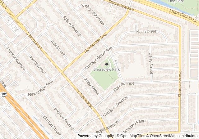 Shoreview Park — Open in Google Maps