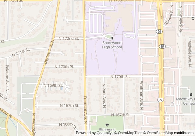 Shorewood High School tennis courts — เปิดใน Google Maps