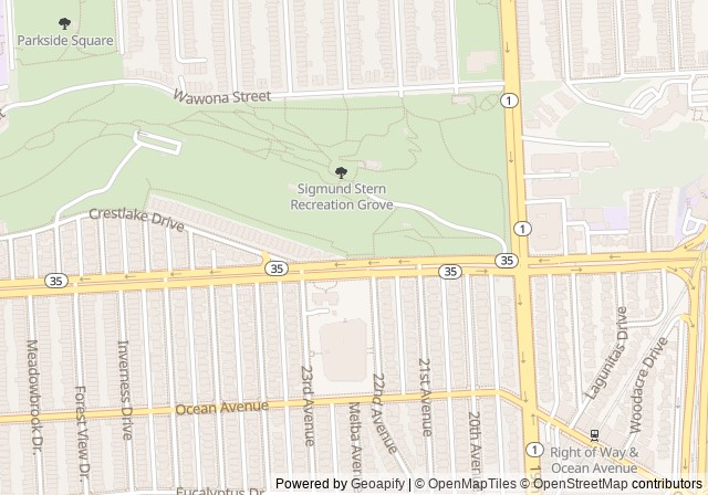 Stern Grove Tennis & Pickleball Courts — Open in Google Maps
