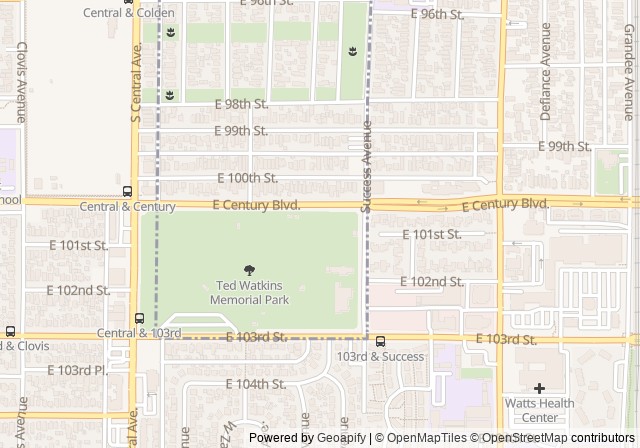 Ted Watkins Memorial Park-tennis court — เปิดใน Google Maps