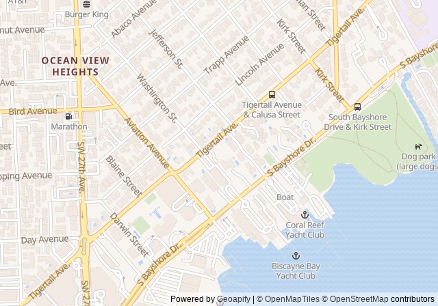 Tennis Court at 2522 Tigertail Avenue — 在 Google 地圖開啟