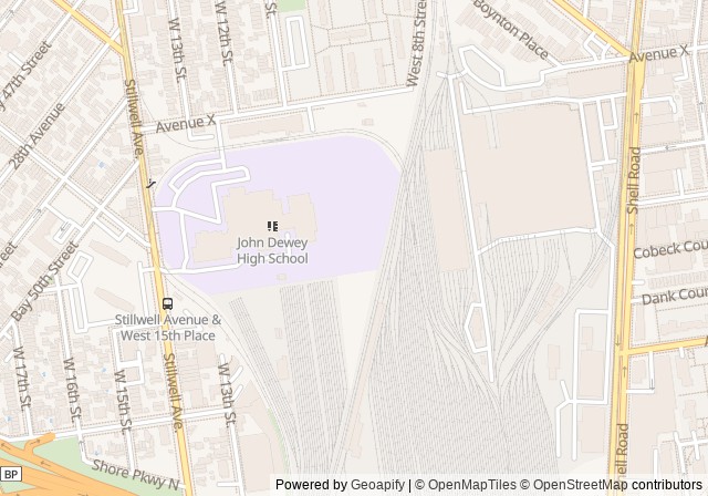 John Dewey High School Tennis Courts — 在 Google 地圖開啟