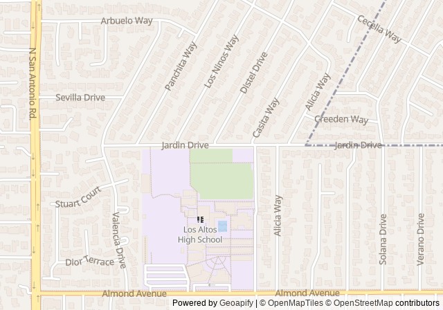 Tennis Courts | Los Altos High School — Open in Google Maps