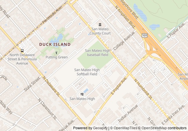 Tennis Courts | San Mateo High School — Open in Google Maps