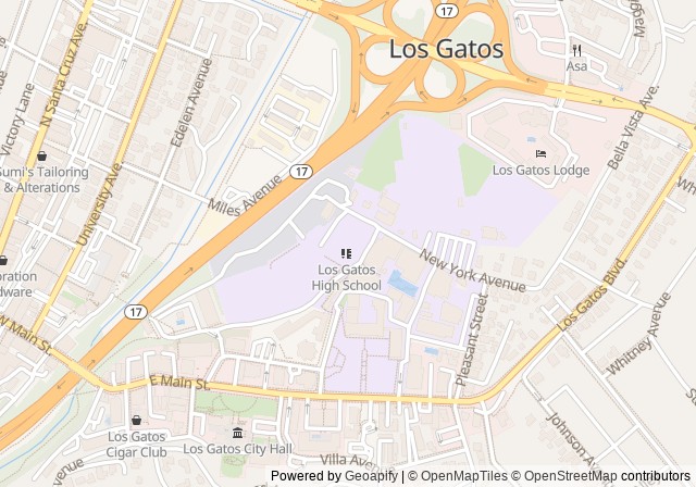 Los Gatos High School — Open in Google Maps