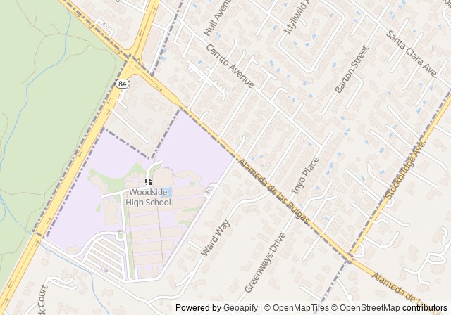 Woodside High School Tennis Courts — Open in Google Maps